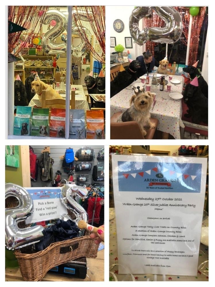 Arden Grange 25th Anniversary pet shop window display winner